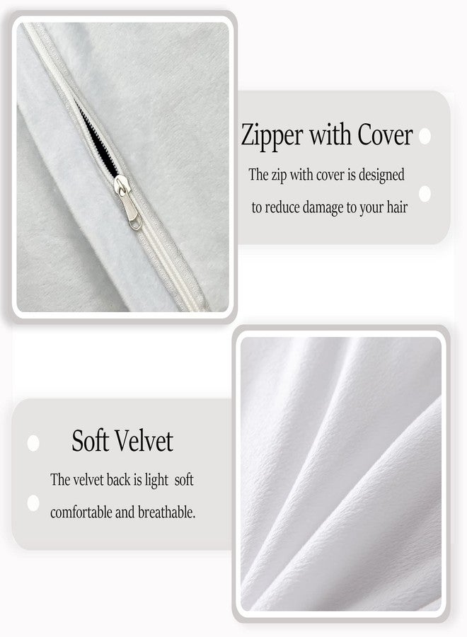 ROLJZTY Shaggy Plush Body Pillow Cover, 21"x54" Luxury Faux Fur Big Pillow Case with Zipper, Sherpa Pillowcase for Girls Kids Bedroom Bed Sofa Decorative-Light Tan - Image 5