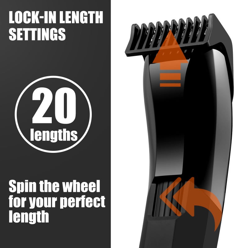 Amorka Replacement Trimmer Guards for MANSCAPED THE BEARD HEDGER, 20 Different Length-setting (0.5mm to 10mm max.) Comb Attachment Cutting Guide Compatible with Manscaped Beard Trimmer Guards - Image 4