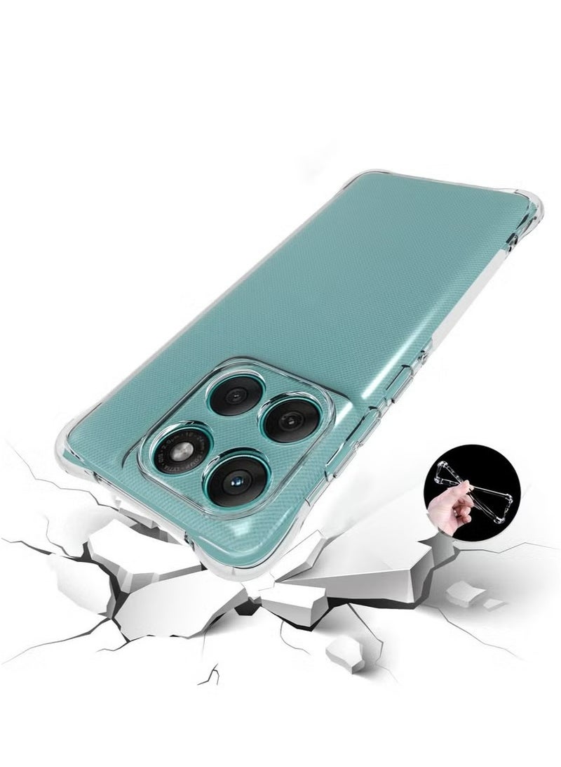 X-level for Motorola edge 60 fusion 5G Case,[Scratch Resistant] Crystal Clear Back Cover [Shock-Absorbing Corners] Shockproof Drop Proof Protective Phone Case Cover for Motorola edge 60 fusion 5G - Image 1