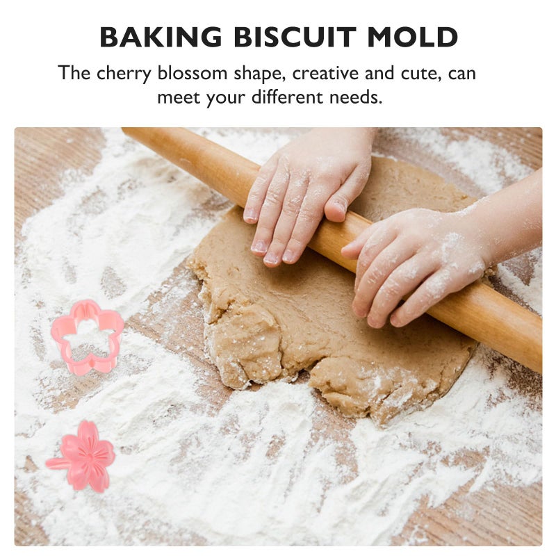 Cherry Cutter Set Embossed Plastic Biscuit Molds with Press Stamp for Homemade Cookies and Fondant - Image 4