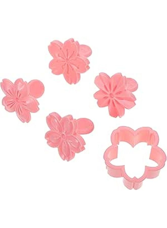 Cherry Cutter Set Embossed Plastic Biscuit Molds with Press Stamp for Homemade Cookies and Fondant - Image 1