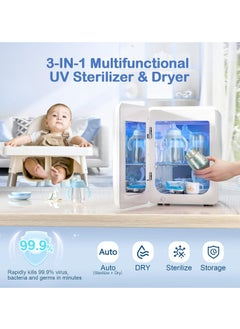 Joyelink Dryer for Baby Bottles, Bottle Sterilizer and Dryer with Touch Screen Control & Auto-Off Safety for Toys/Clothes/Beauty Tools/Tableware/Phone/Home Office Items  - Image 4