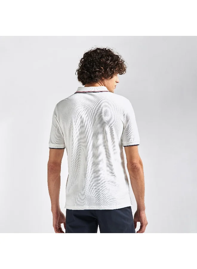 Splash FAV Tipping Detail Polo T-shirt with Short Sleeves