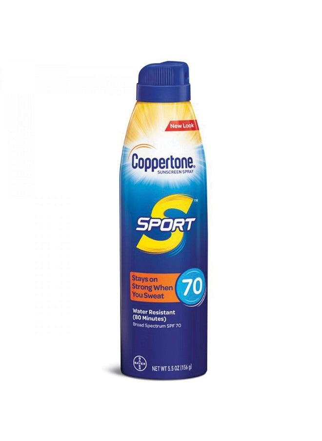 PS Medical Coppertone Sport Spf 30 Continous Spray 5.5 Oz Can 