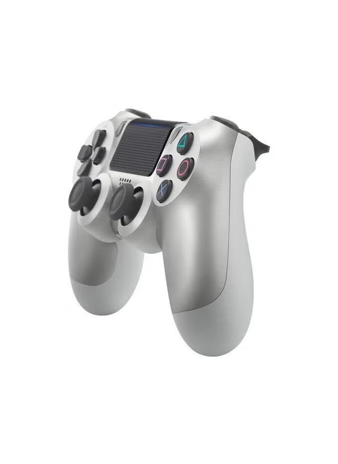 Gravity "Wireless Controller for PS4 – Silver, Precision Control, Dual-Motor Vibration, Built-In Touchpad & Speaker, 3.5mm Audio Jack, Rechargeable Battery, Ergonomic Design for Comfort" - Image 4