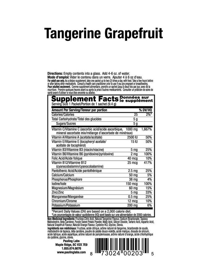 Ener-C Vitamin Drink Mix, Tangerine Grapefruit, 1000 Mg, 30 Count - Image 4