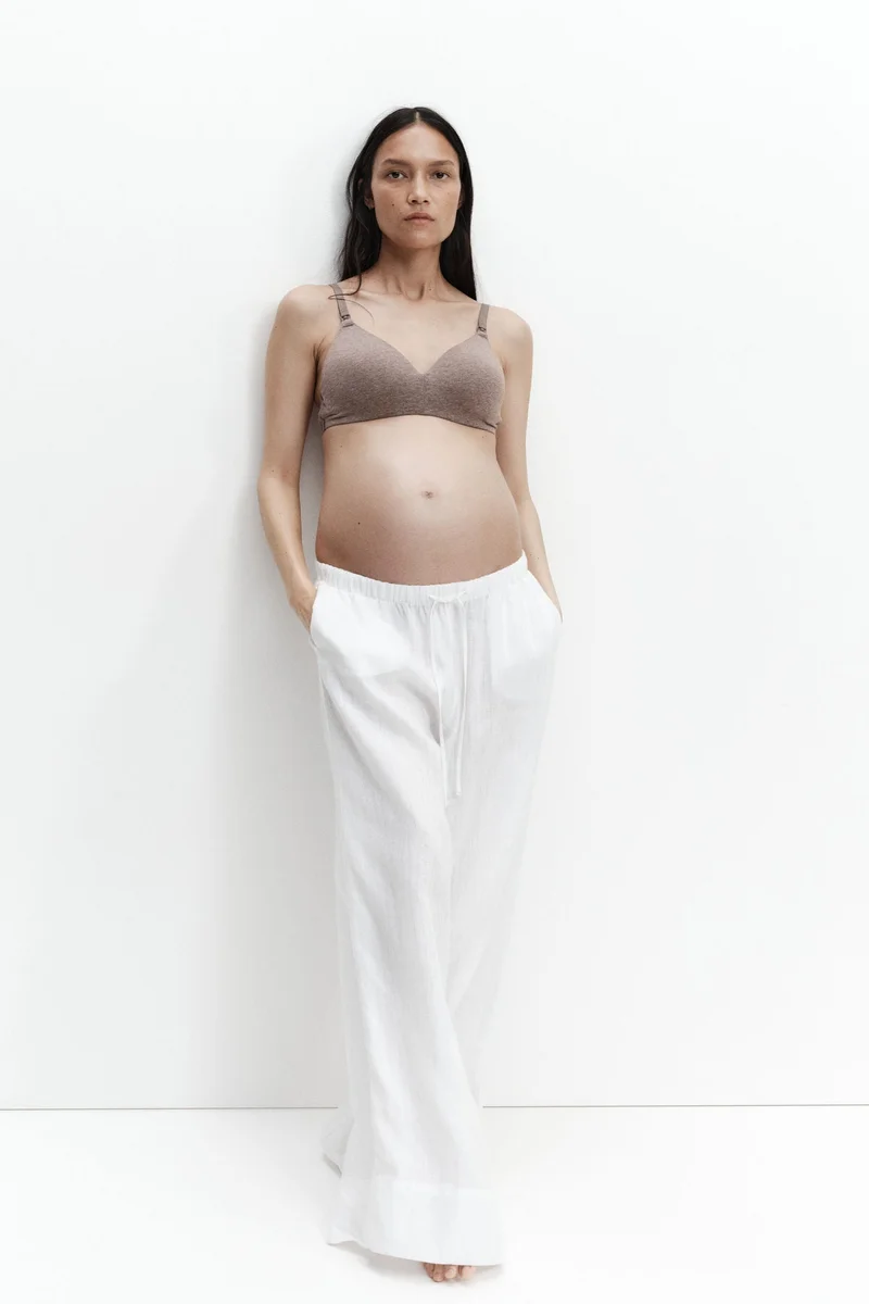 MAMA 2-pack padded cotton nursing bras