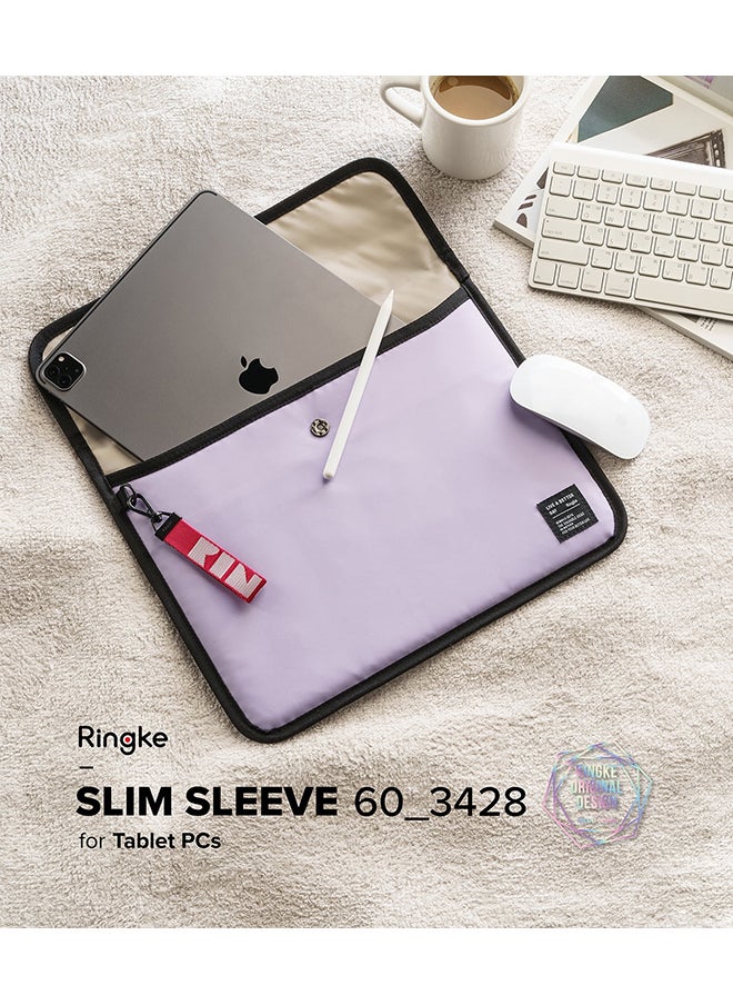 Ringke Pad Pouch Slim Sleeve for Tablet PCs and Other Accessories- Light Purple  - Image 3