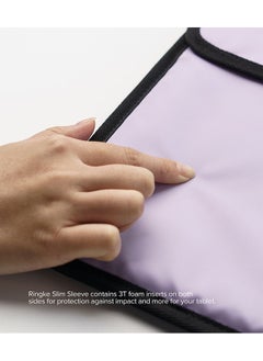 Ringke Pad Pouch Slim Sleeve for Tablet PCs and Other Accessories- Light Purple  - Image 5
