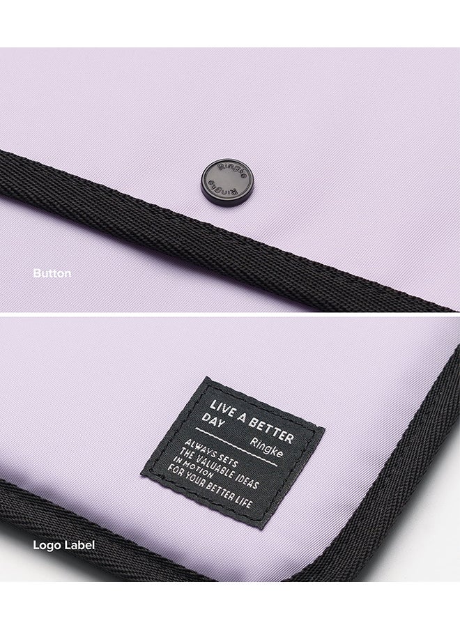 Ringke Pad Pouch Slim Sleeve for Tablet PCs and Other Accessories- Light Purple  - Image 4
