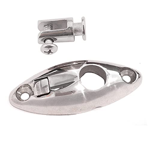 NRC&XRC 316 Stainless Steel Pair of Quick Release Bimini Top Swivel Hinge Deck Side Mount Without fasterneres - Image 4
