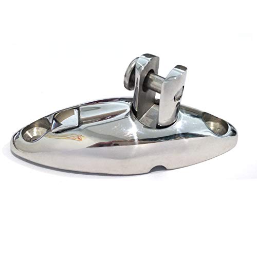 NRC&XRC 316 Stainless Steel Pair of Quick Release Bimini Top Swivel Hinge Deck Side Mount Without fasterneres - Image 3