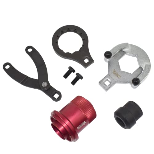 Yuesstloo Rear Drive Axle Differential Installer Remover Tool Kit, Compatible with BMW X3 X5 X6 RWD 4WD, Replace for 335040 335050 335060 335080 230020, with Carrying Case & Gloves - Image 3