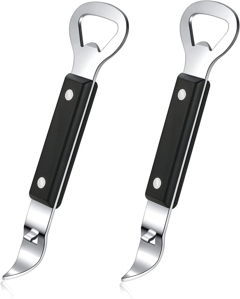 Styxon Can Punch Bottle Opener Manual Stainless Steel Can Opener 2 Pack - Image 1