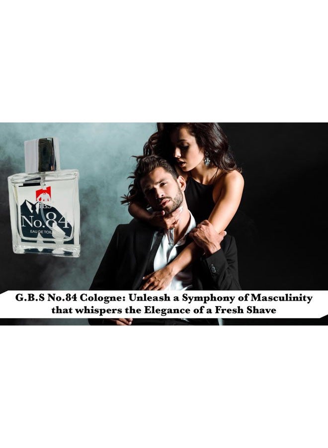 G.B.S رقم 84 - عطر للرجال - أو دو تواليت - 3.4 أونصة (100 مل) نوتات من اللافندر والحمضيات - جريء، مكثف، لا يُنسى، مثير - Image 4
