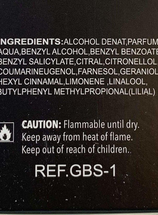 G.B.S رقم 84 - عطر للرجال - أو دو تواليت - 3.4 أونصة (100 مل) نوتات من اللافندر والحمضيات - جريء، مكثف، لا يُنسى، مثير - Image 2