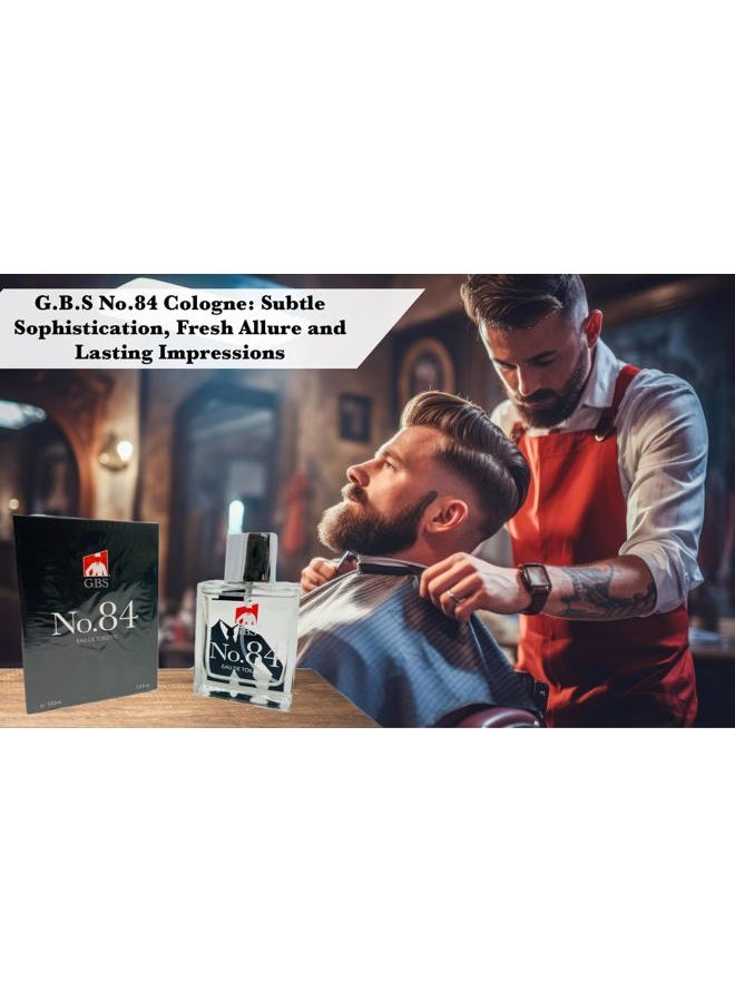 G.B.S رقم 84 - عطر للرجال - أو دو تواليت - 3.4 أونصة (100 مل) نوتات من اللافندر والحمضيات - جريء، مكثف، لا يُنسى، مثير - Image 5