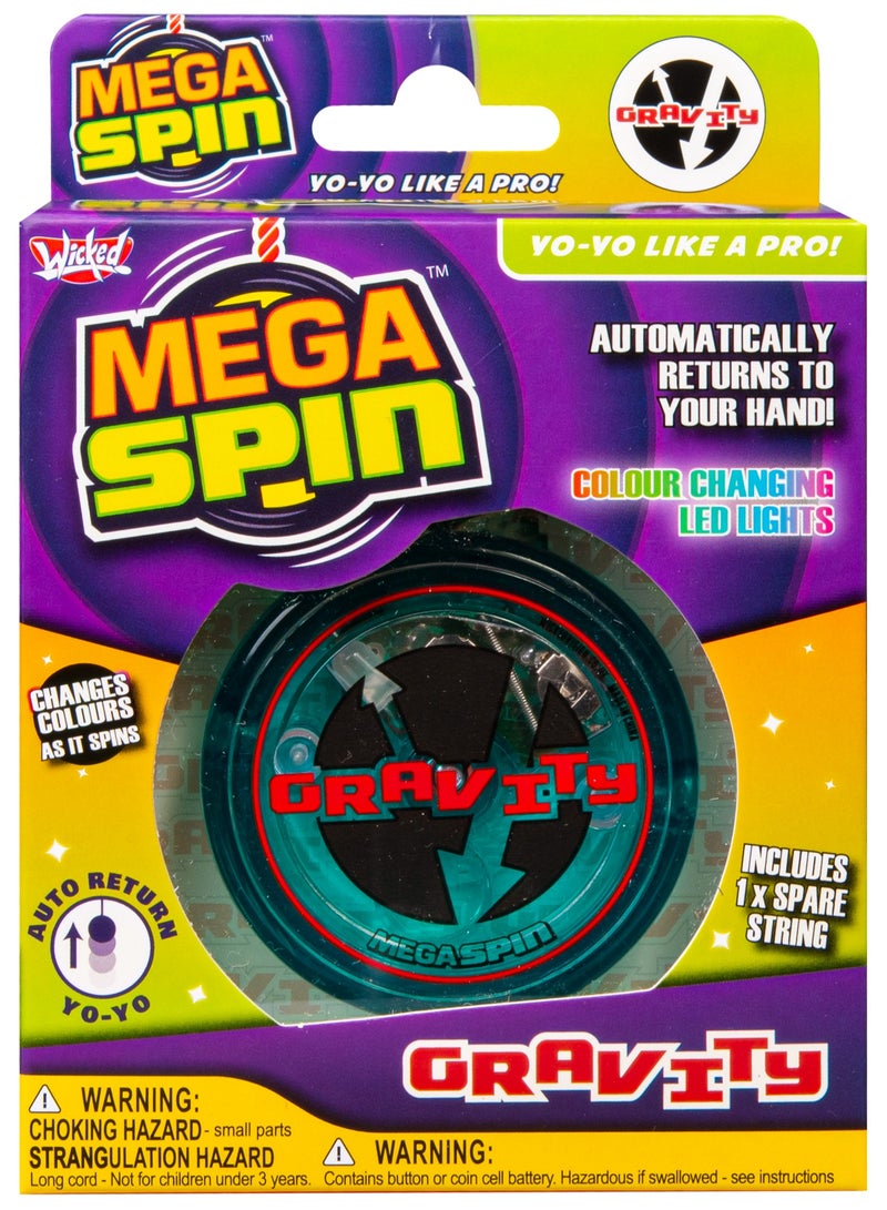 Wicked Mega Spin Gravity, Assorted 1 Piece (Color May Vary) | Yo-yo with long spin times | Gift for Kids & Adults - Image 1