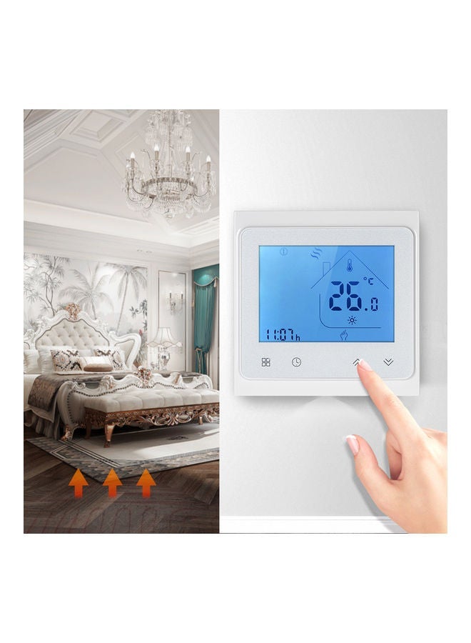 NIBEMINENT WiFi Smart LCD Display Touch Screen Temperature Controller White  - Image 4