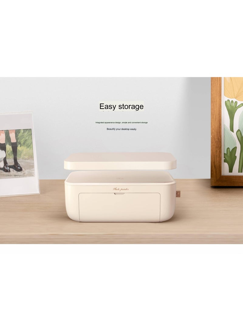 اتش بي ار تي طابعة صور لاسلكية مدمجة بتقنية التسامي الحراري الفوري بتقنية البلوتوث والواي فاي بدقة 300 نقطة في البوصة وطباعة فيديو الواقع المعزز وصور جوازات السفر لنظامي التشغيل iOS وAndroid وWindows - Image 5