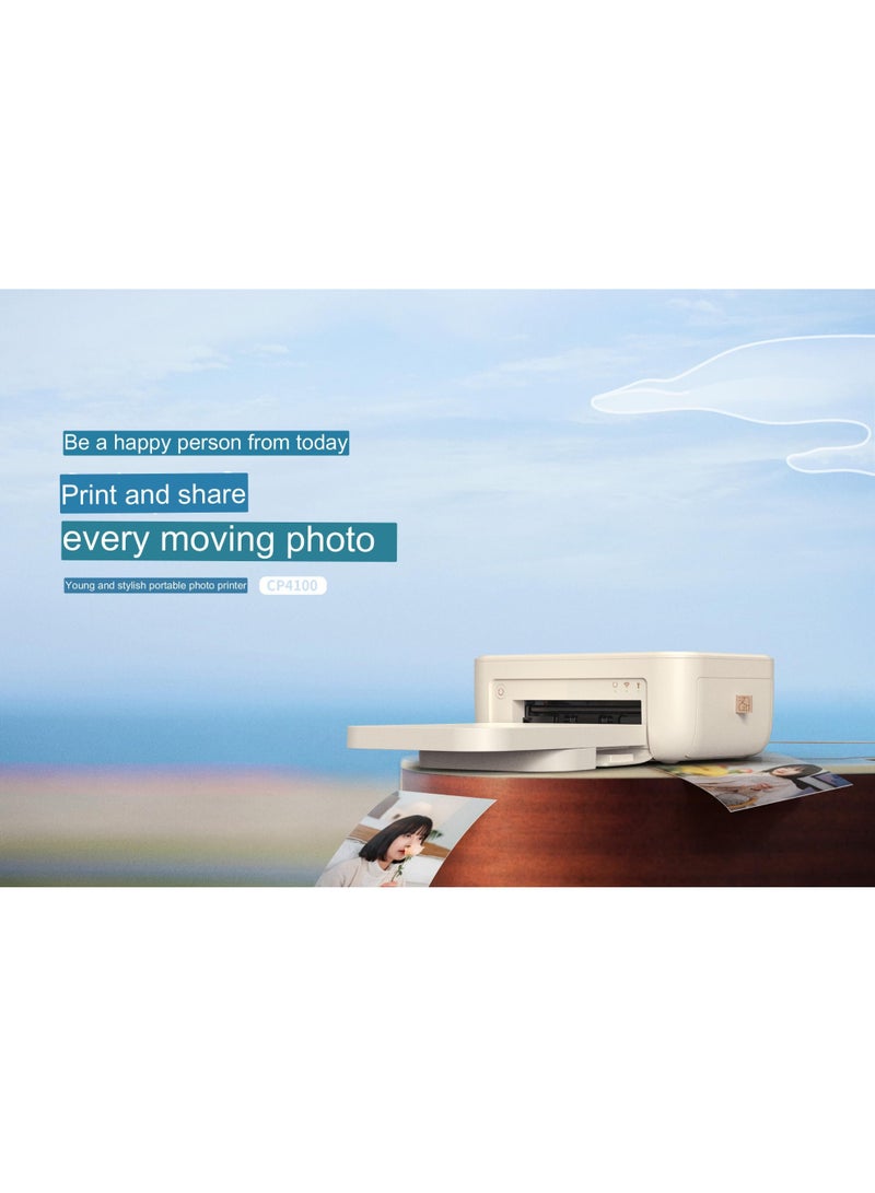 اتش بي ار تي طابعة صور لاسلكية مدمجة بتقنية التسامي الحراري الفوري بتقنية البلوتوث والواي فاي بدقة 300 نقطة في البوصة وطباعة فيديو الواقع المعزز وصور جوازات السفر لنظامي التشغيل iOS وAndroid وWindows - Image 2