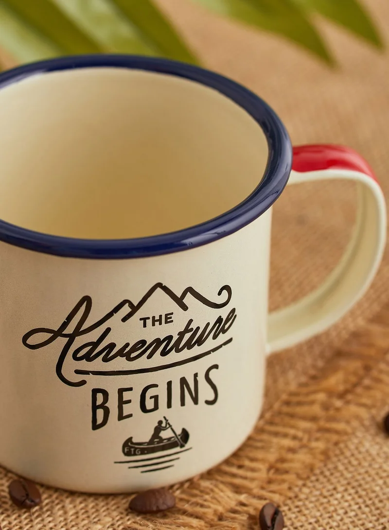GENTLEMEN'S HARDWARE Enamel Mug Cream