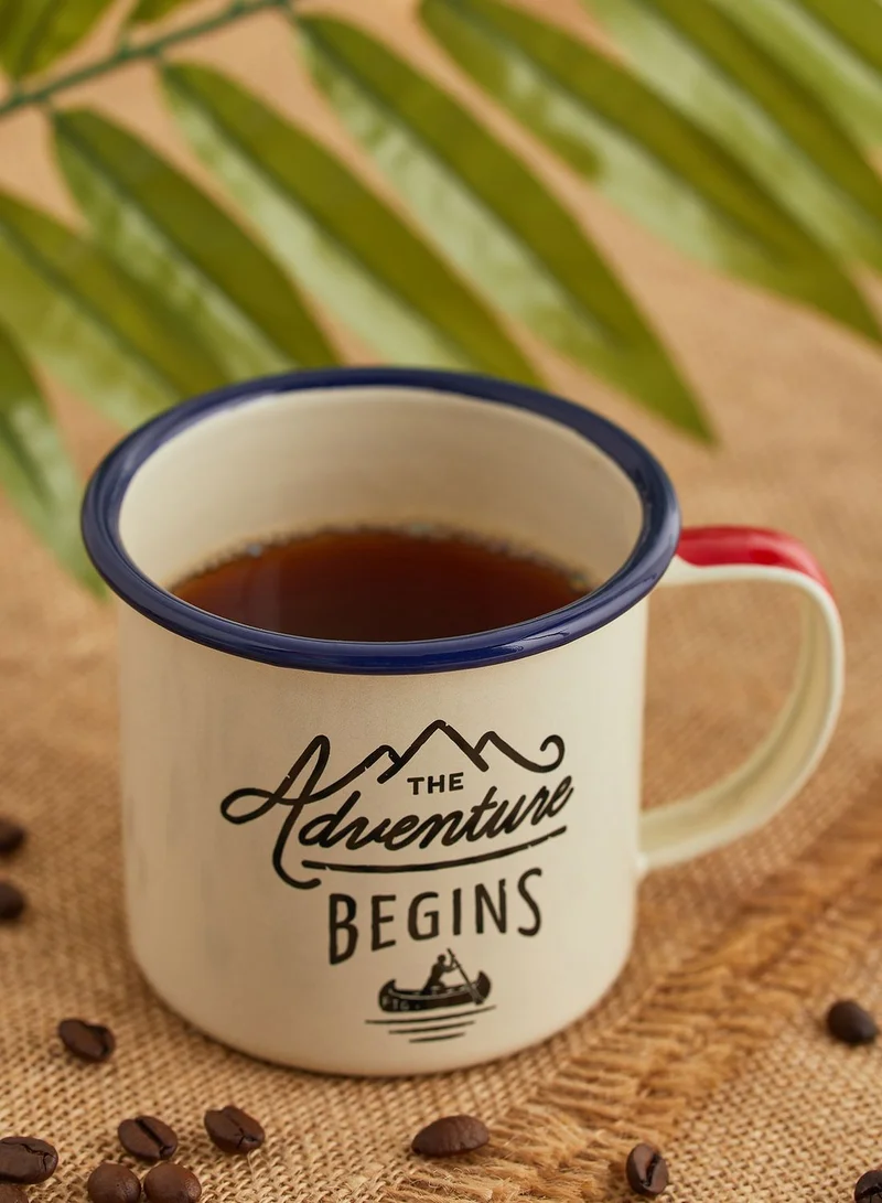 GENTLEMEN'S HARDWARE Enamel Mug Cream