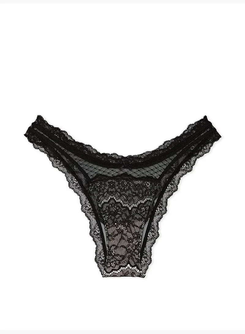 Victoria's Secret Lace & Mesh Brazilian Panty