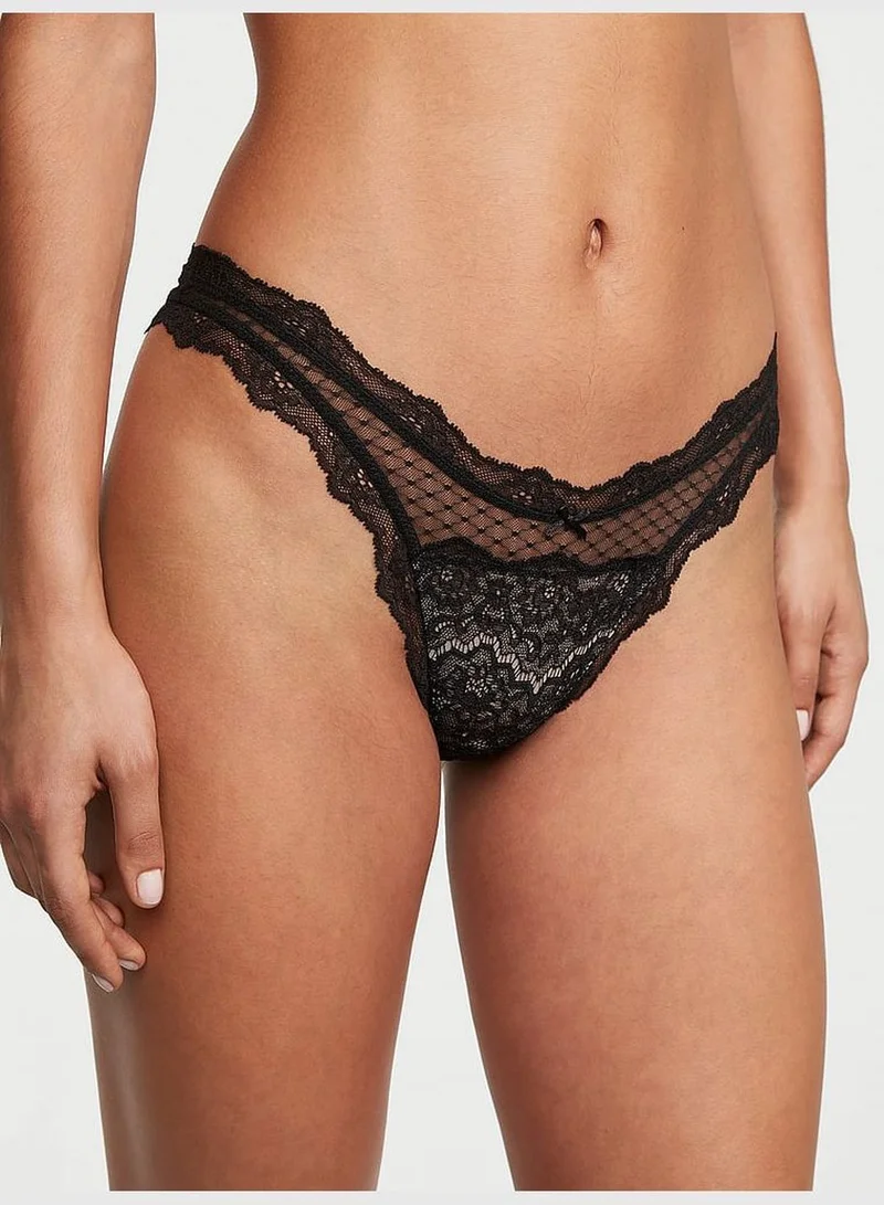 Victoria's Secret Lace & Mesh Brazilian Panty