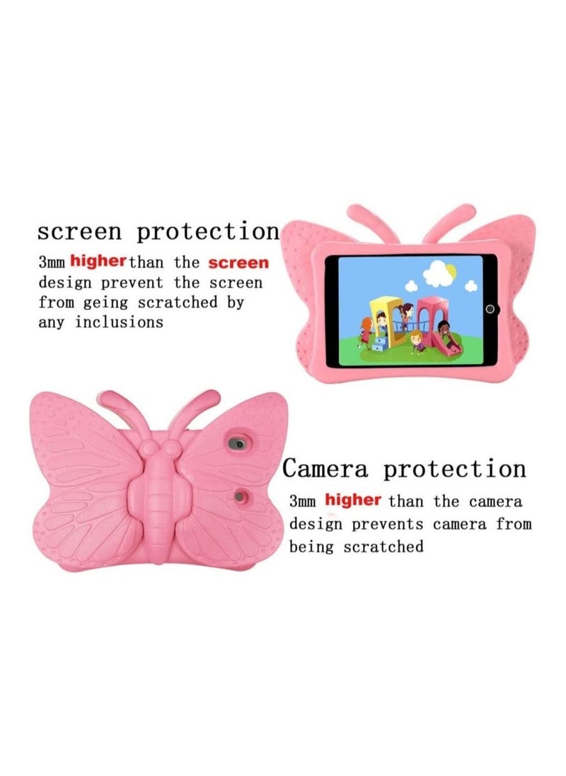 iPad 9th 8th 7th Generation Case Kids Girls, Cute Butterfly Shockproof EVA Foam Super Protection Stand Cover for iPad 2021 2020 2019 10.2" and iPad Air 3 Pro 10.5" - Image 3