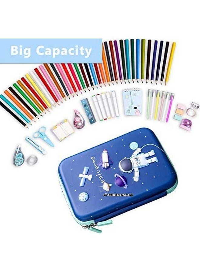 Prime Deals PRIME DEALS Astronaut Design Eva 3D Cover Unicorn Pencil Case Compass With Compartments, For Students Kids Premium Stylish Pen Holder Pouch (Big Size, Ethylene Vinyl Acetate (EVA), Multicolor) - Image 5