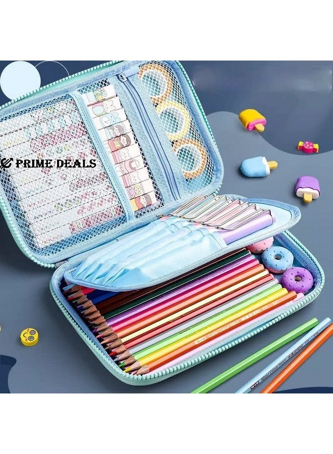 Prime Deals PRIME DEALS Astronaut Design Eva 3D Cover Unicorn Pencil Case Compass With Compartments, For Students Kids Premium Stylish Pen Holder Pouch (Big Size, Ethylene Vinyl Acetate (EVA), Multicolor) - Image 4