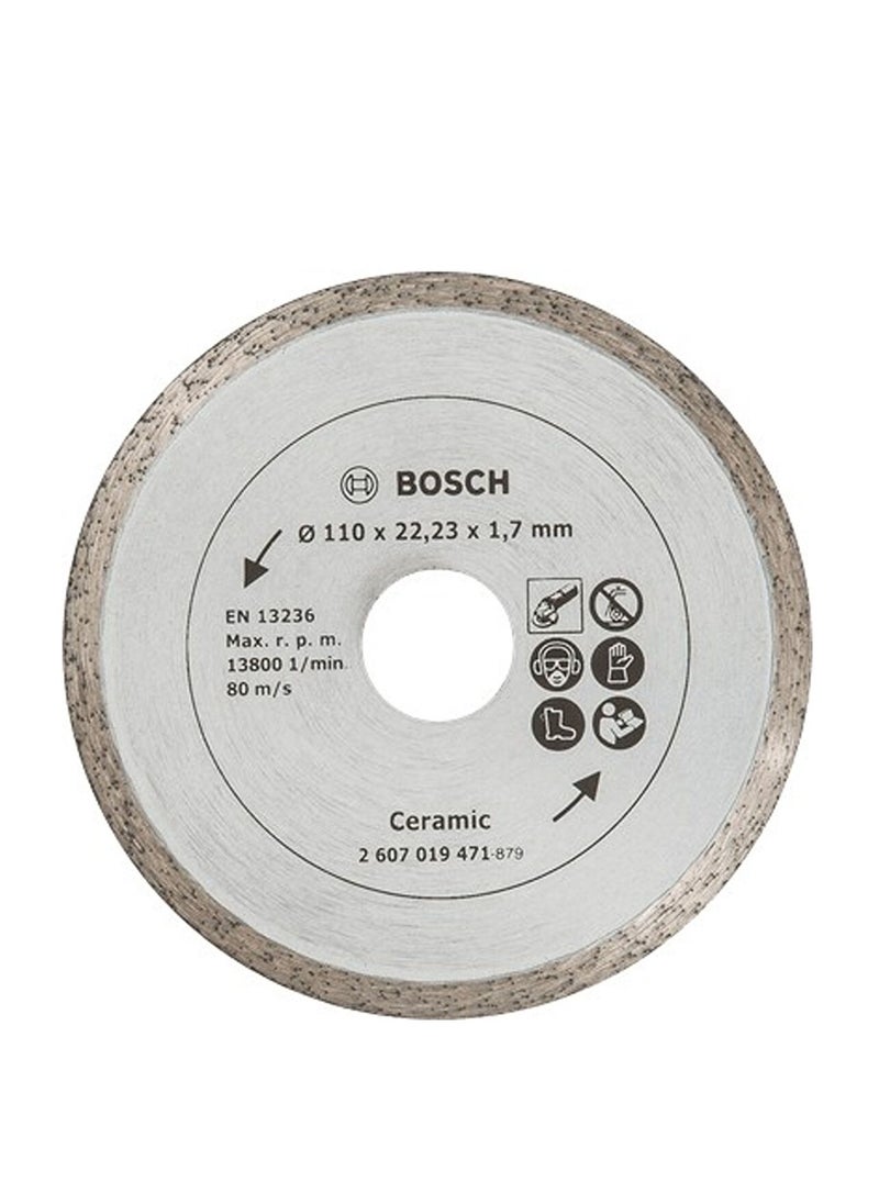 BOSCH - Bosch Ceramic Tile Diamond Cutting Disc Silver 115mm - Image 1