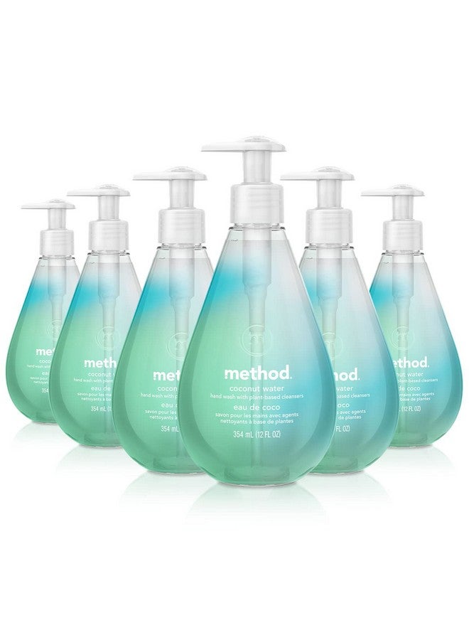 Method Gel Hand Wash Coconut Water Biodegradable Formula 12 Fl Oz (Pack Of 6) - Image 1