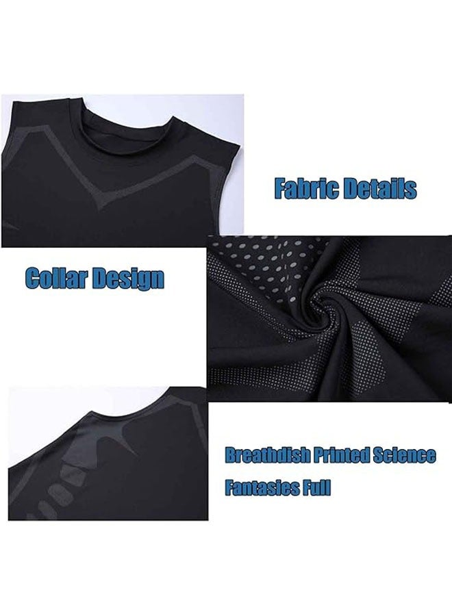Men's Compression Shirt T-Shirt Short Sleeve Functional Shirt Quick Dry Gym Top Running Shirt Breathable Track Shirt