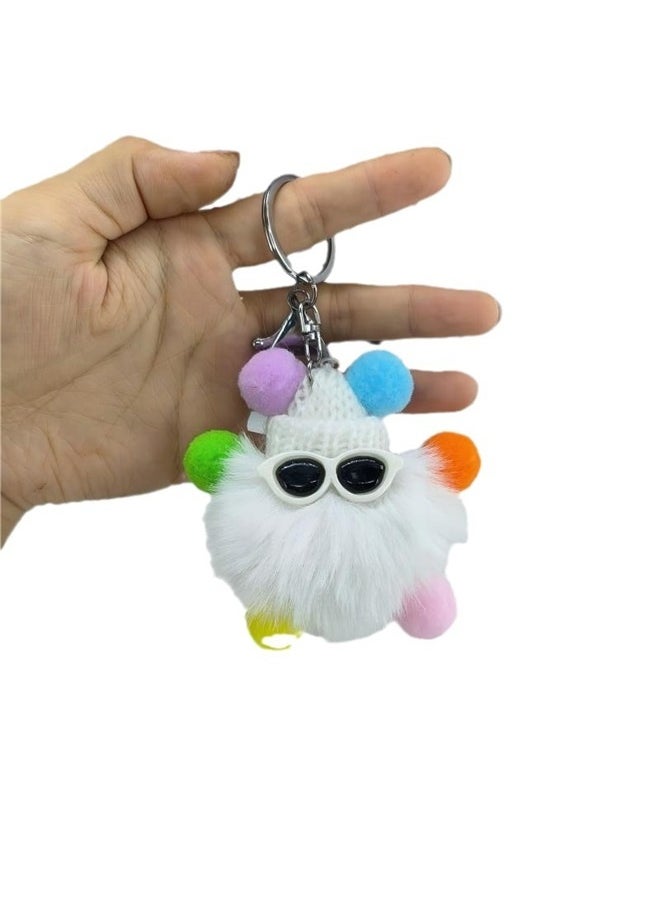 yongsheng Cute Plush Keychains for Women, Plush Keychains for Backpacks Decorative Birthday Gifts, Party Rewards, Meet Gifts  - Image 1