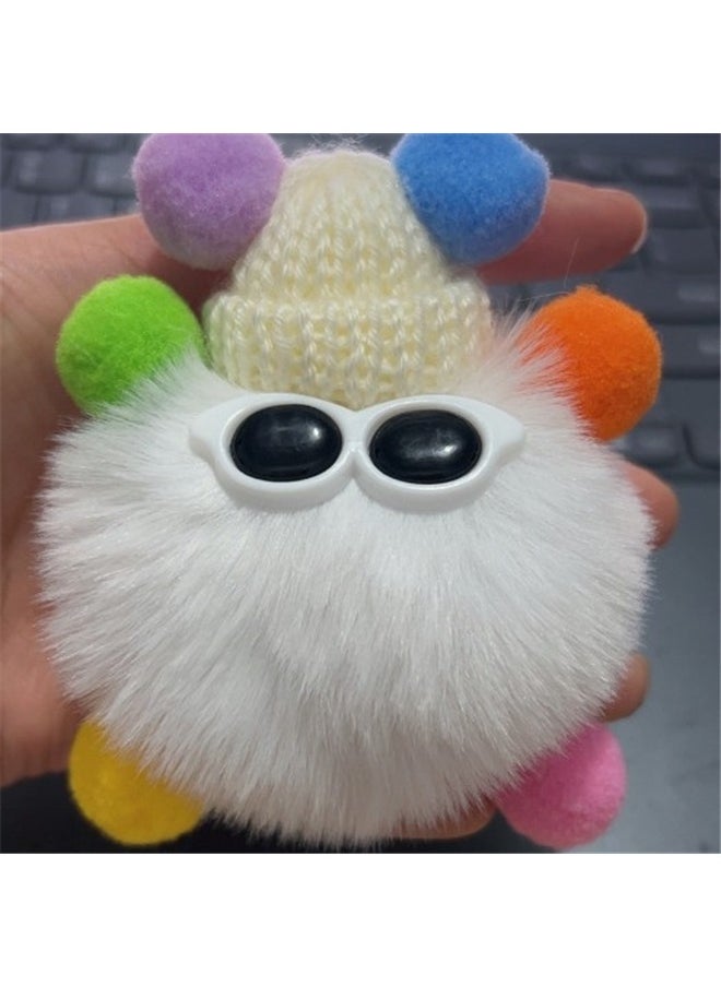 yongsheng Cute Plush Keychains for Women, Plush Keychains for Backpacks Decorative Birthday Gifts, Party Rewards, Meet Gifts  - Image 3
