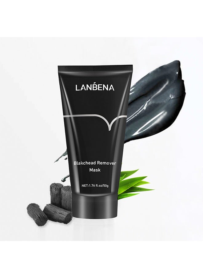 لان بينا قناع إزالة الرؤوس السوداء، قناع الفحم القابل للتقشير للوجه، مزيل الرؤوس السوداء، منظف المسام للرجال والنساء - Image 2