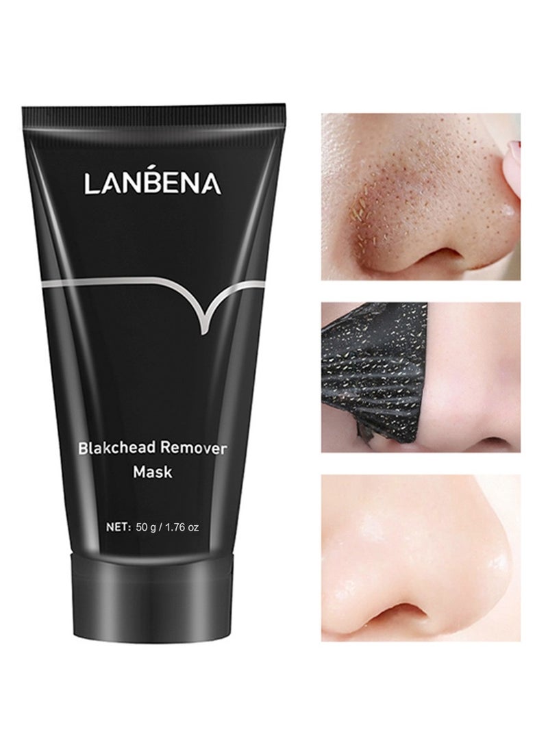 LANBENA Blackhead Remover Mask, Charcoal Peel Off Face Mask, Blackhead Remover, Pore Cleaner for Men & Women - Image 1