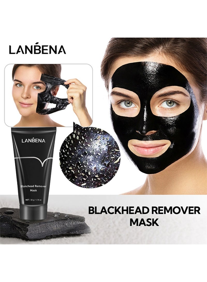 LANBENA Blackhead Remover Mask, Charcoal Peel Off Face Mask, Blackhead Remover, Pore Cleaner for Men & Women - Image 4