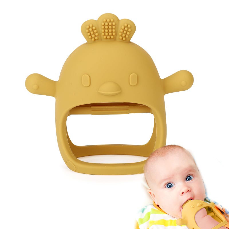 Socub Silicone Baby Teether Toys for Infants 36 612 Months BPA Free AntiDrop Silicone Mitten Teething Toy Baby Chew Toys for Sucking Needs Newborn Essentials Baby Shower Gifts BoysMango