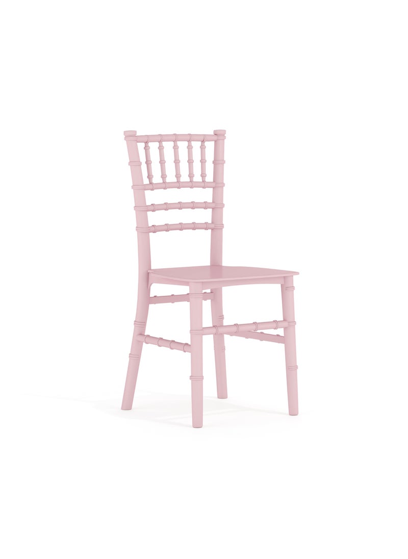 Flash Furniture Flash Furniture Childs Pink Resin Party and Event Chiavari Chair for Commercial  Residential UsePink 
