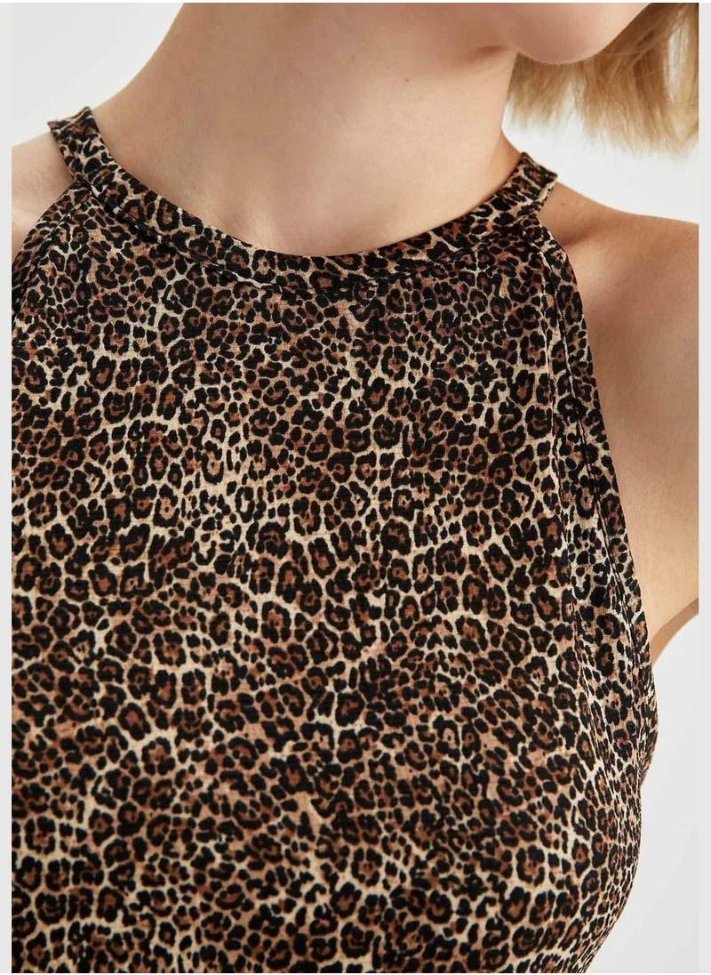 ديفاكتو Woman Fitted Halter Collar Vest