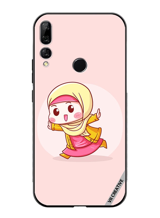 VR CREATIVE Protective Case Cover For Huawei Y9 Prime 2019 Cute Lady In Hijab Design Multicolour - Image 1