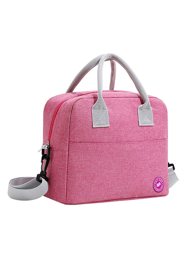 Eazy Kids - Unicorn 6/4 Compartment Bento Lunch Box w/ Lunch Bag-Pink - Image 1