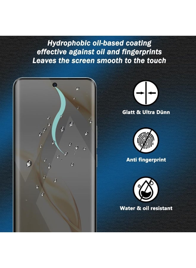 Screen protector for Honor 200 5G devices made of tempered glass, one piece with 9H hardness, anti-spy, and scratch-resistant - Image 2