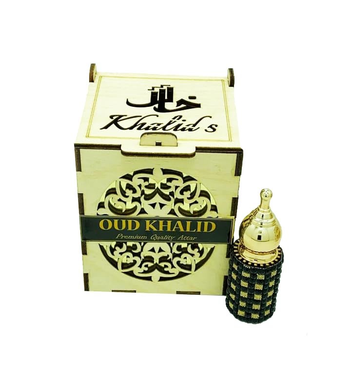 Khalids Non Alcoholic Oud Khalid Attar 10Ml Box