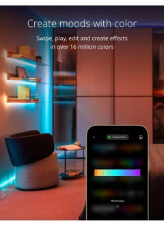 Twinkly Dots App Controlled Flexible Led Light String With 200 Rgb (16 Million Colors) Leds. 33 Feet. Black Wire. Indoor And Outdoor Smart Home Lighting Decoration  - Image 3