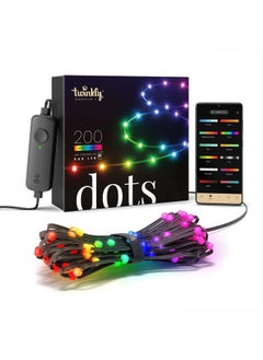Twinkly Dots App Controlled Flexible Led Light String With 200 Rgb (16 Million Colors) Leds. 33 Feet. Black Wire. Indoor And Outdoor Smart Home Lighting Decoration  - Image 2