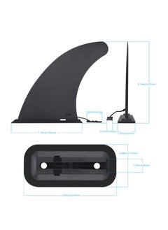 Y&D Surfboard Fins, Removable Universal SUP Fin, Nylon Safe Reinforced Replacement Diverter Tail Rudder for Longboard Surfboard, Inflatable Paddle Board, Stand-Up Board  - Image 5